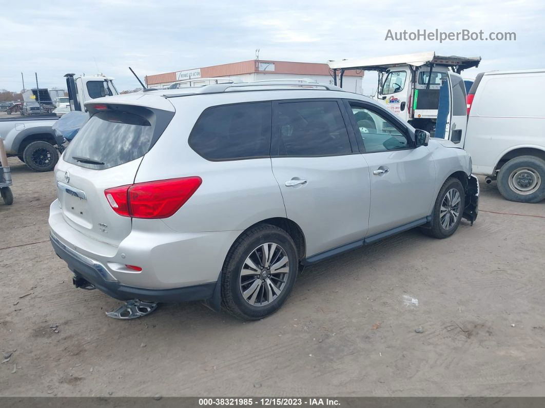 2017 Nissan Pathfinder Sl Silver vin: 5N1DR2MM7HC642771