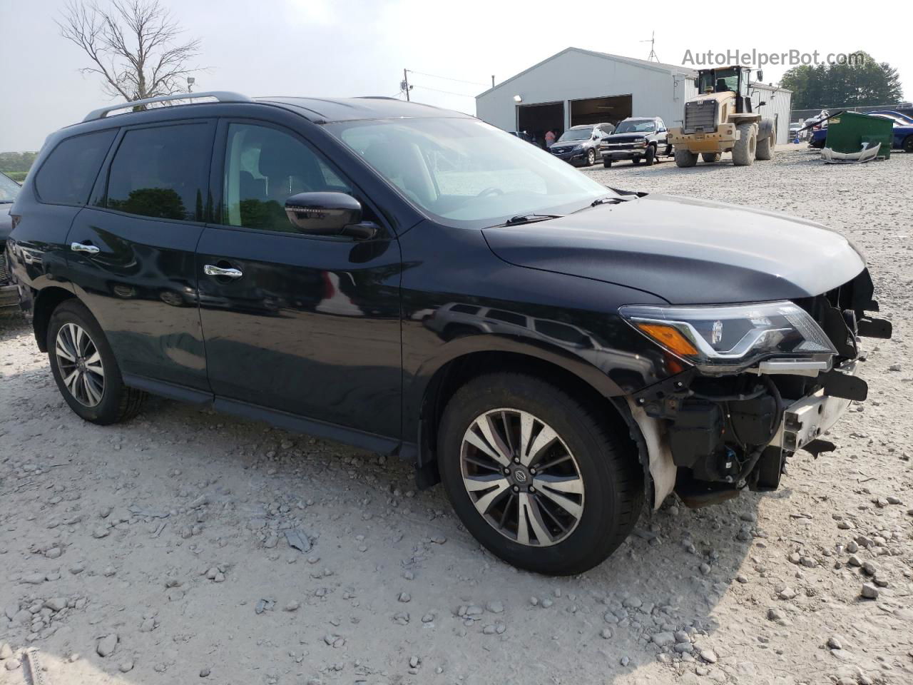 2017 Nissan Pathfinder S Black vin: 5N1DR2MM7HC643662