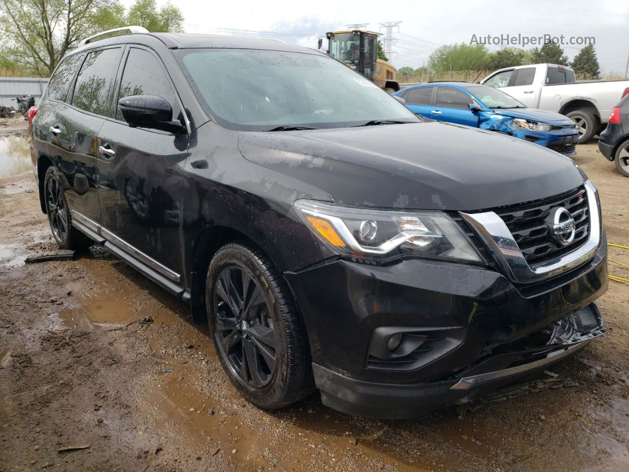 2017 Nissan Pathfinder S Черный vin: 5N1DR2MM7HC659490