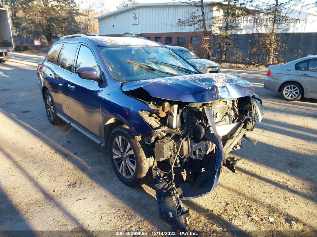 2017 Nissan Pathfinder Sv Blue vin: 5N1DR2MM7HC685426