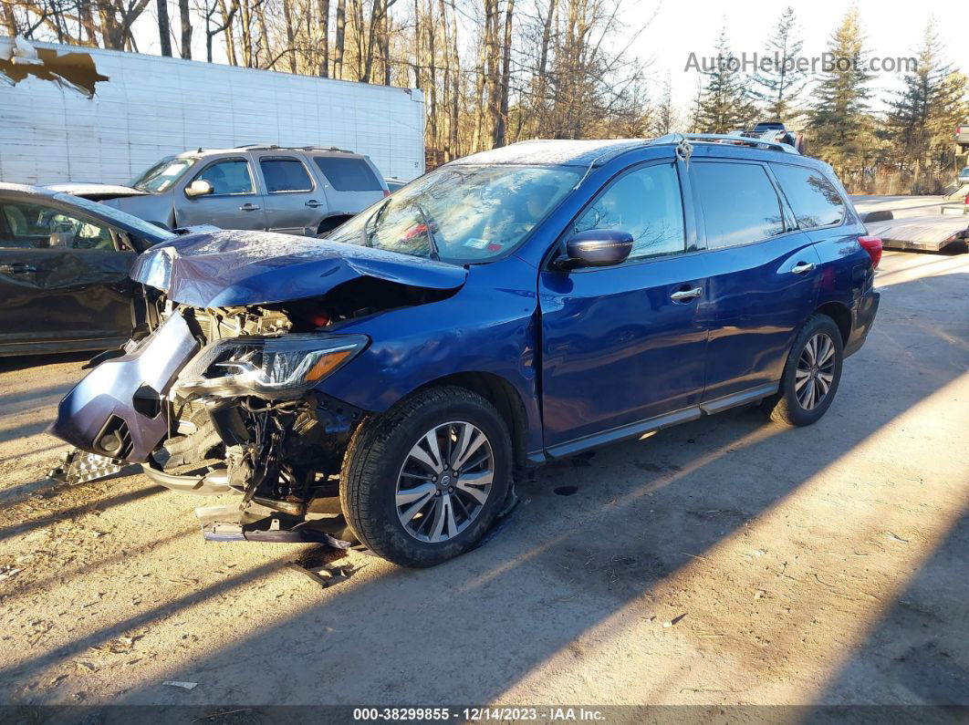 2017 Nissan Pathfinder Sv Blue vin: 5N1DR2MM7HC685426