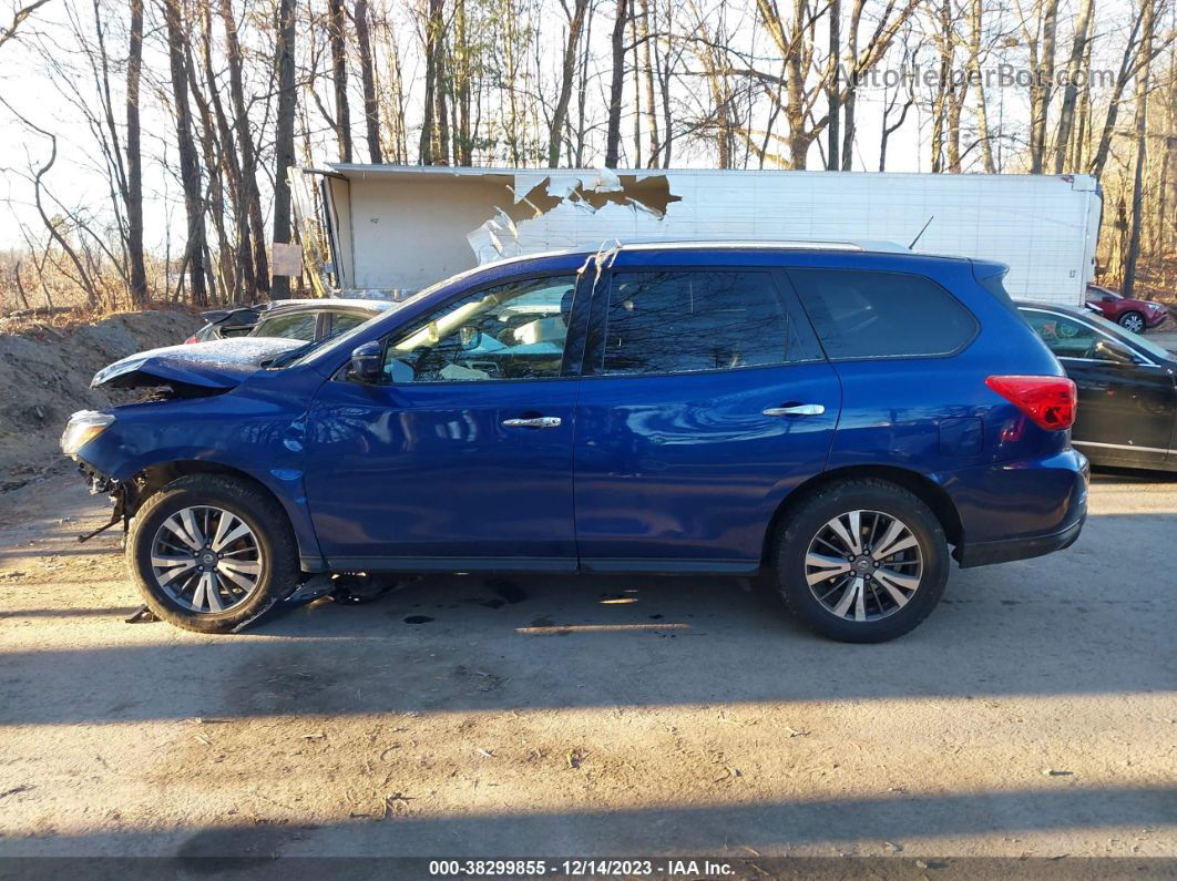 2017 Nissan Pathfinder Sv Blue vin: 5N1DR2MM7HC685426