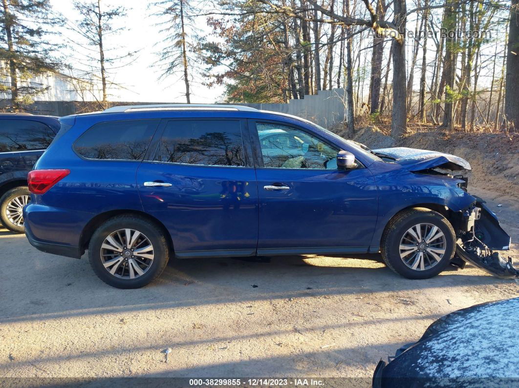 2017 Nissan Pathfinder Sv Blue vin: 5N1DR2MM7HC685426