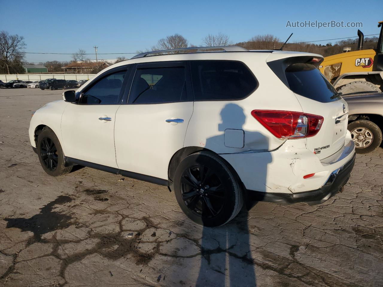 2017 Nissan Pathfinder S White vin: 5N1DR2MM7HC908211