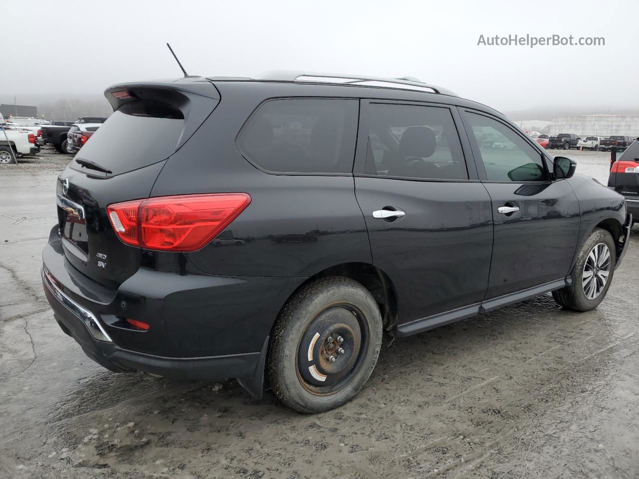 2017 Nissan Pathfinder S Black vin: 5N1DR2MM8HC649406