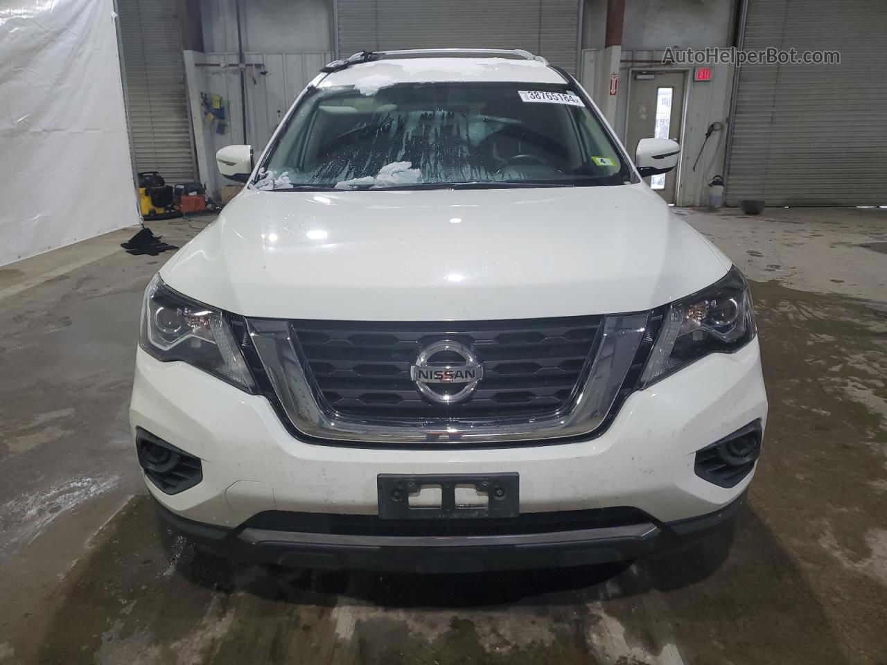 2017 Nissan Pathfinder S Белый vin: 5N1DR2MM9HC607066