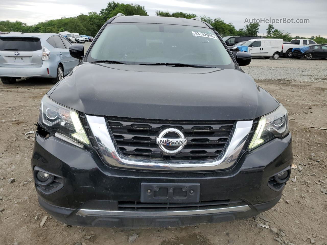 2017 Nissan Pathfinder S Black vin: 5N1DR2MM9HC643713