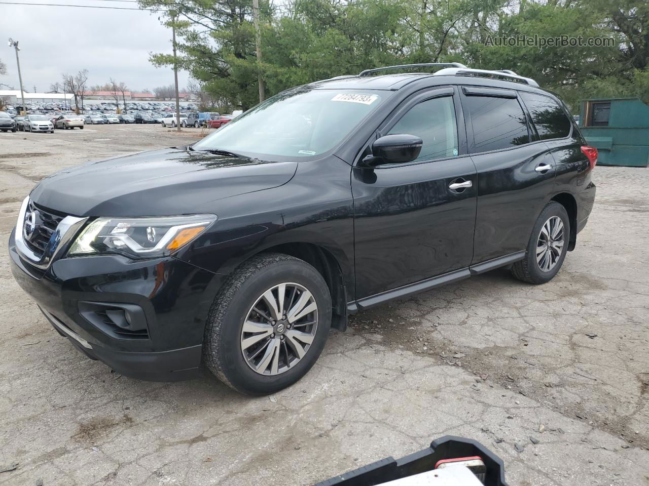 2017 Nissan Pathfinder S Black vin: 5N1DR2MMXHC622997