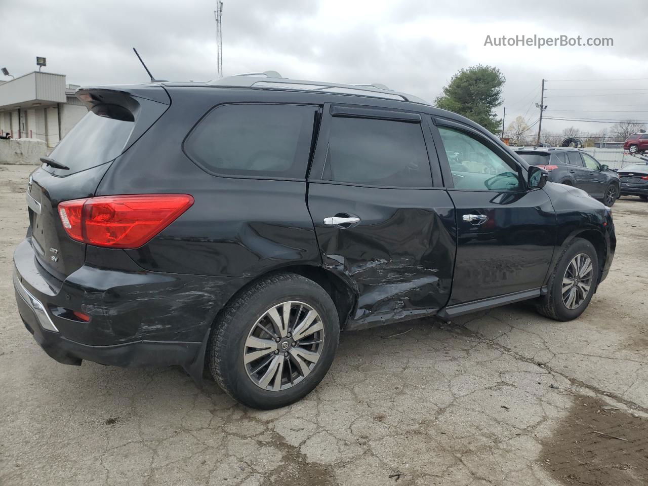 2017 Nissan Pathfinder S Black vin: 5N1DR2MMXHC622997