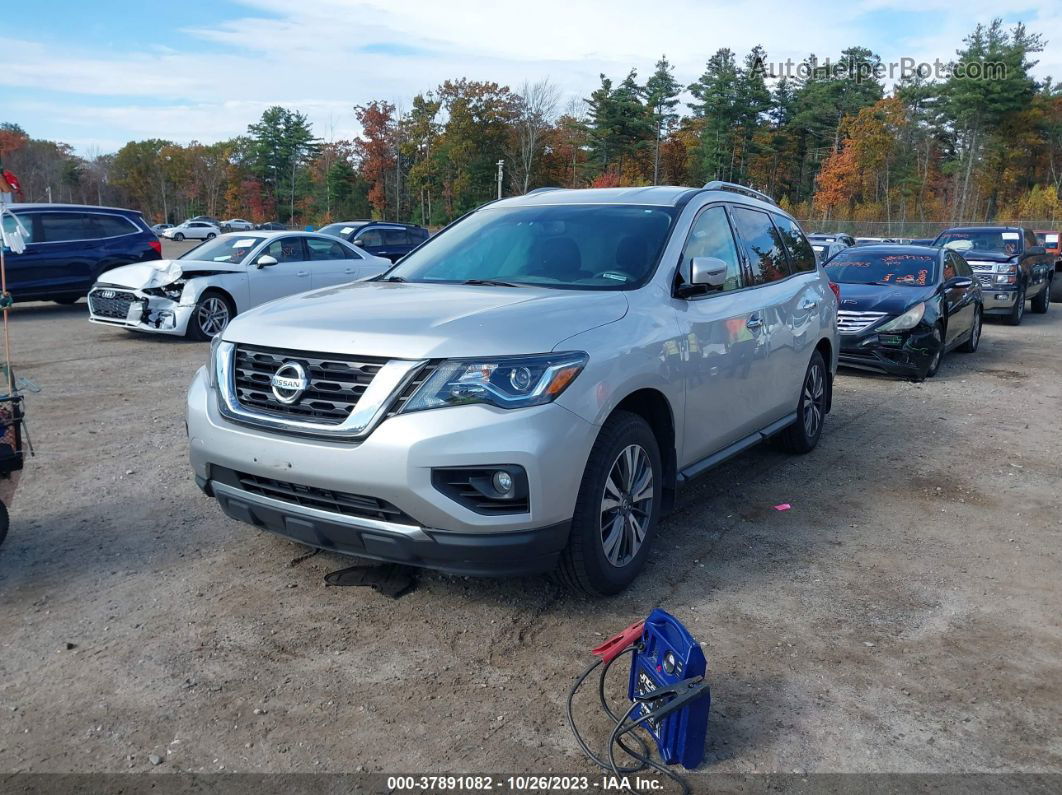 2017 Nissan Pathfinder Sl Silver vin: 5N1DR2MMXHC683962