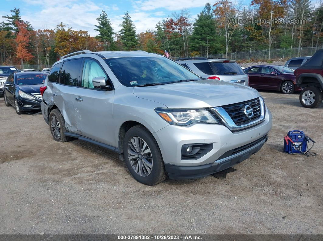 2017 Nissan Pathfinder Sl Silver vin: 5N1DR2MMXHC683962