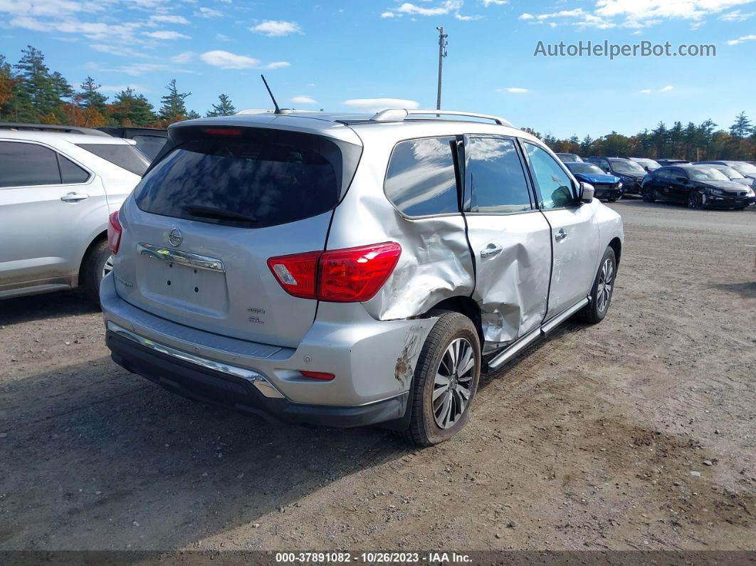 2017 Nissan Pathfinder Sl Silver vin: 5N1DR2MMXHC683962