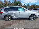 2017 Nissan Pathfinder Sl Silver vin: 5N1DR2MMXHC683962