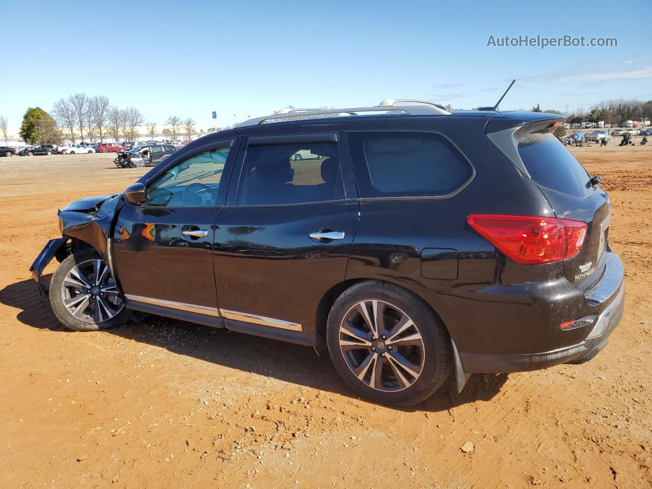 2017 Nissan Pathfinder S Black vin: 5N1DR2MN0HC601889