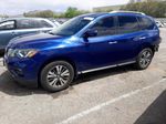 2017 Nissan Pathfinder S Синий vin: 5N1DR2MN0HC604842