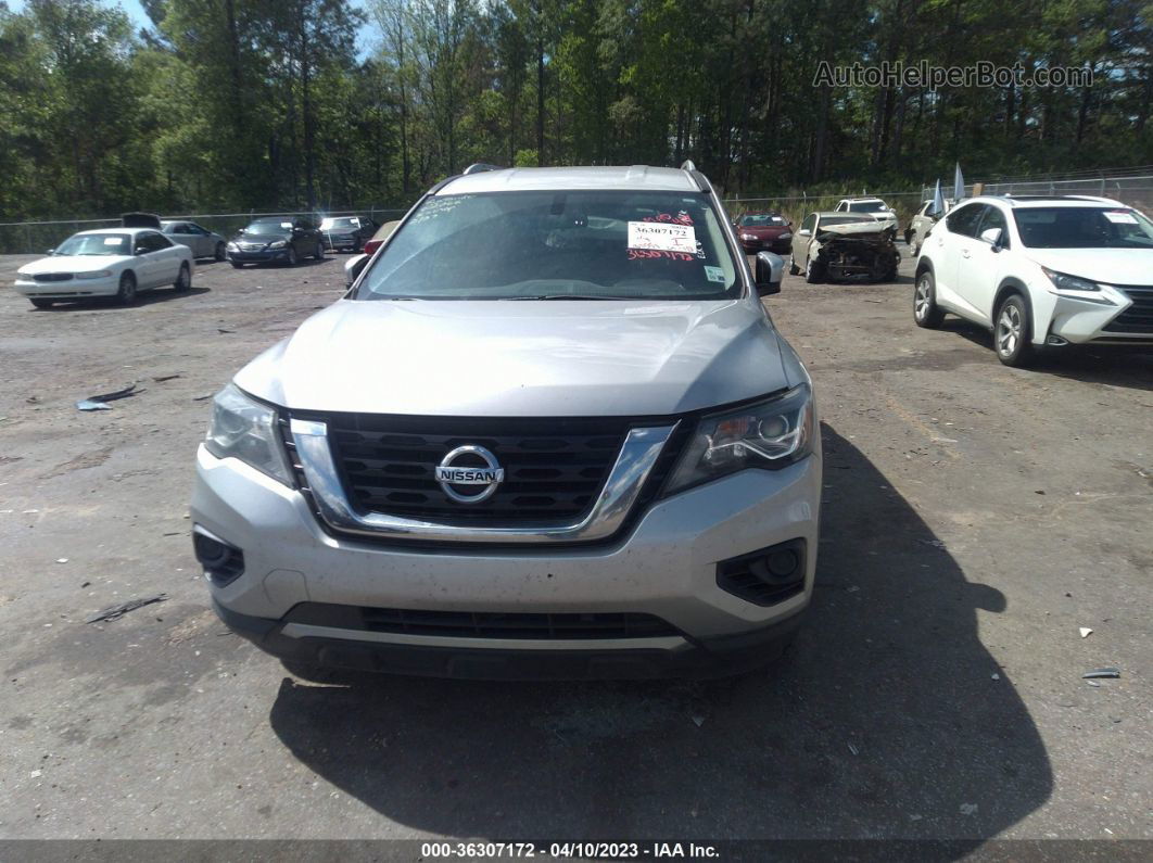 2017 Nissan Pathfinder S Серебряный vin: 5N1DR2MN0HC612066