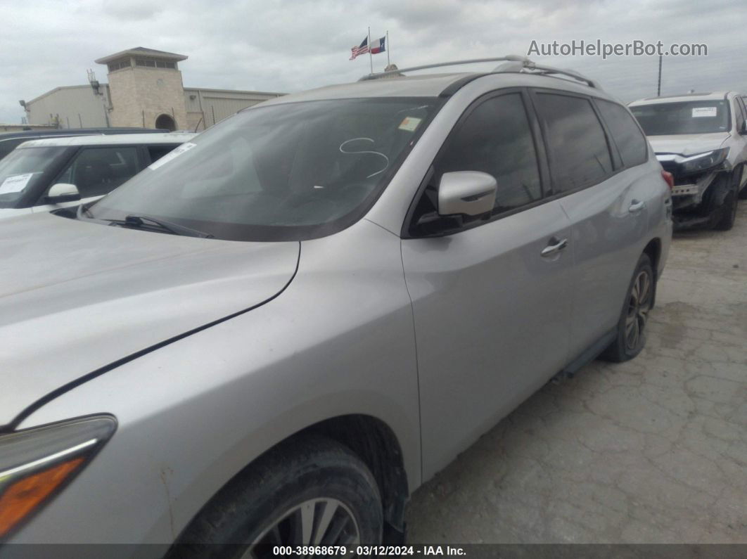 2017 Nissan Pathfinder Sl Silver vin: 5N1DR2MN0HC656679