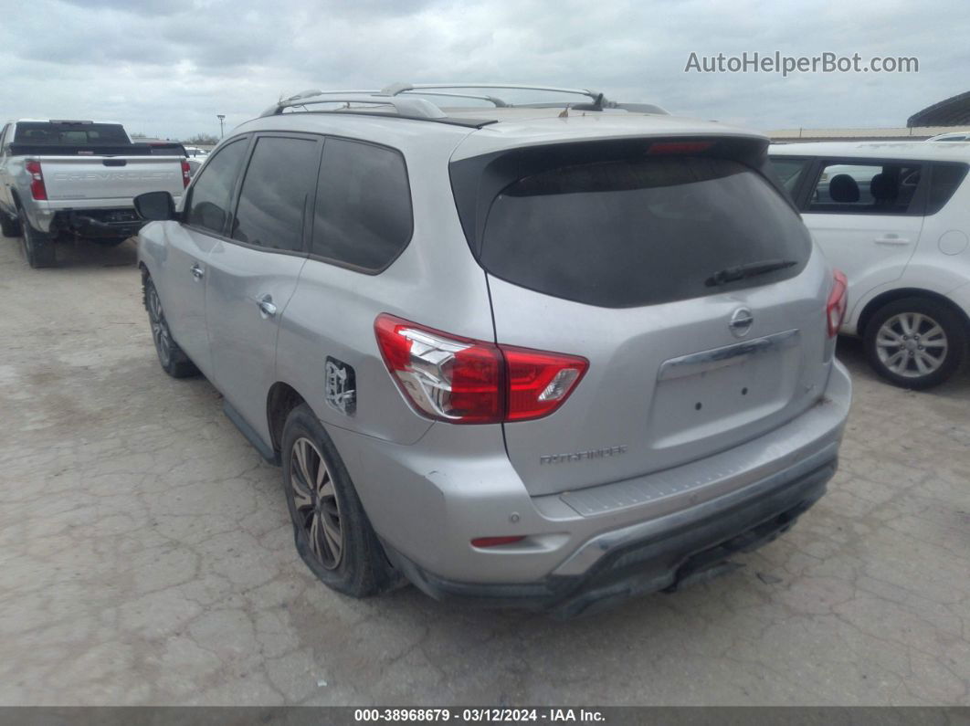 2017 Nissan Pathfinder Sl Silver vin: 5N1DR2MN0HC656679