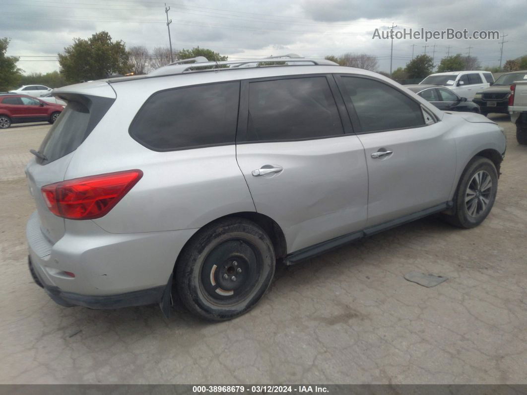 2017 Nissan Pathfinder Sl Silver vin: 5N1DR2MN0HC656679