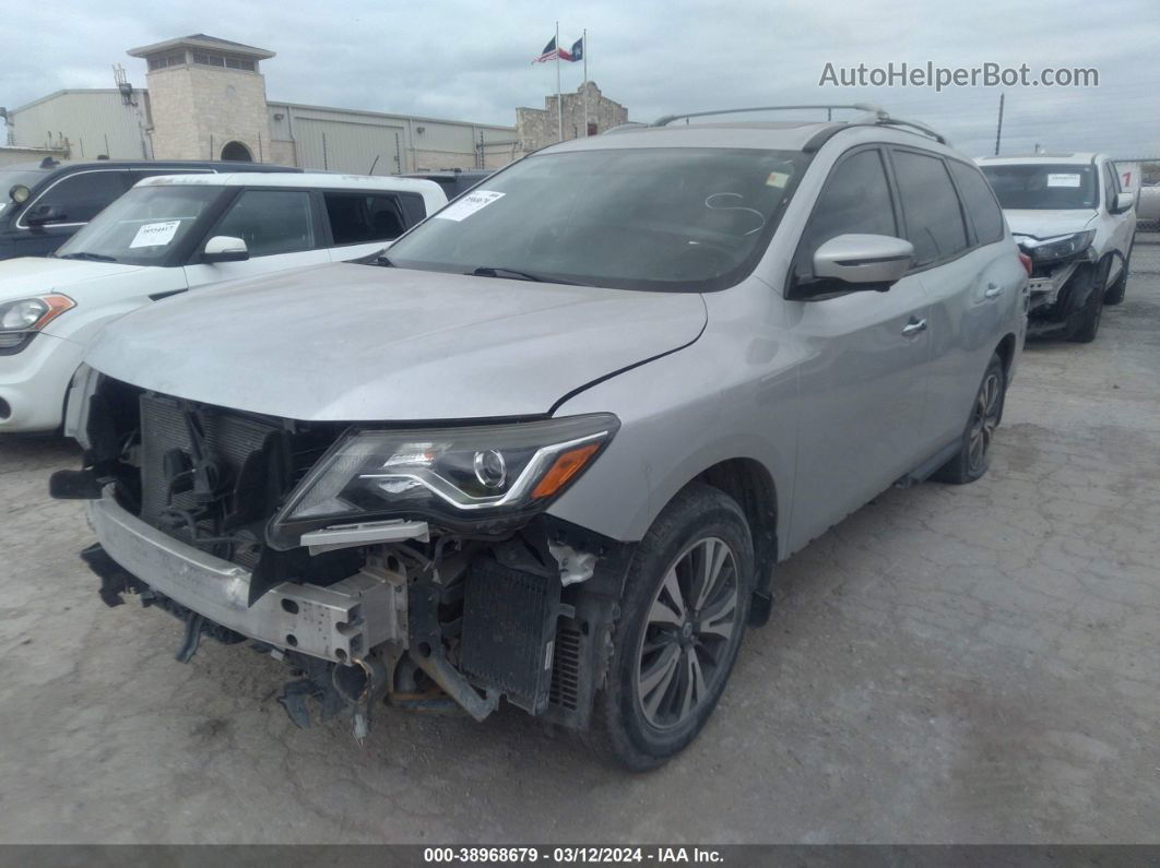 2017 Nissan Pathfinder Sl Silver vin: 5N1DR2MN0HC656679