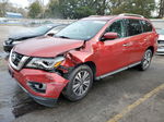 2017 Nissan Pathfinder S Maroon vin: 5N1DR2MN0HC661817