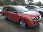 2017 Nissan Pathfinder S Maroon vin: 5N1DR2MN0HC661817