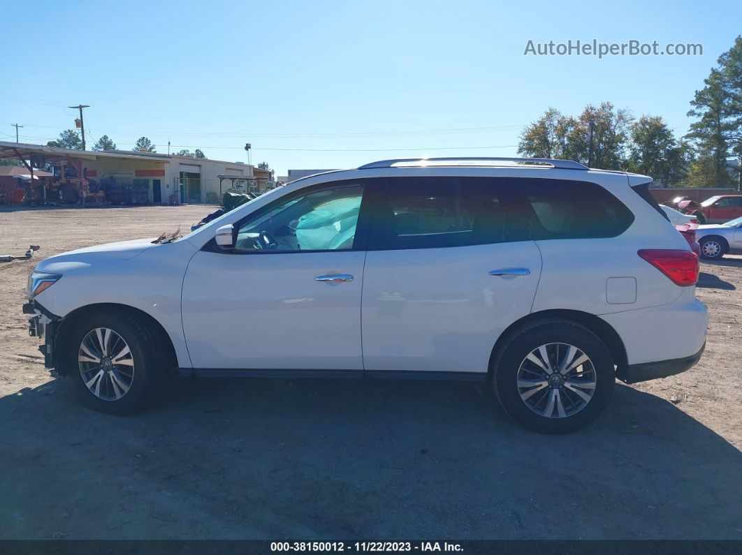 2017 Nissan Pathfinder Sv White vin: 5N1DR2MN0HC667374