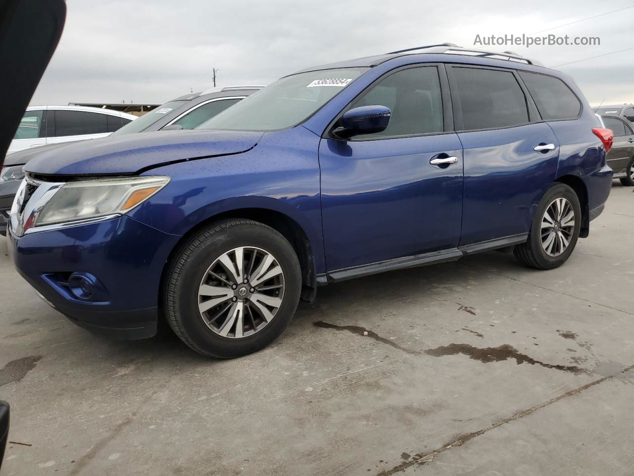 2017 Nissan Pathfinder S Blue vin: 5N1DR2MN1HC639681