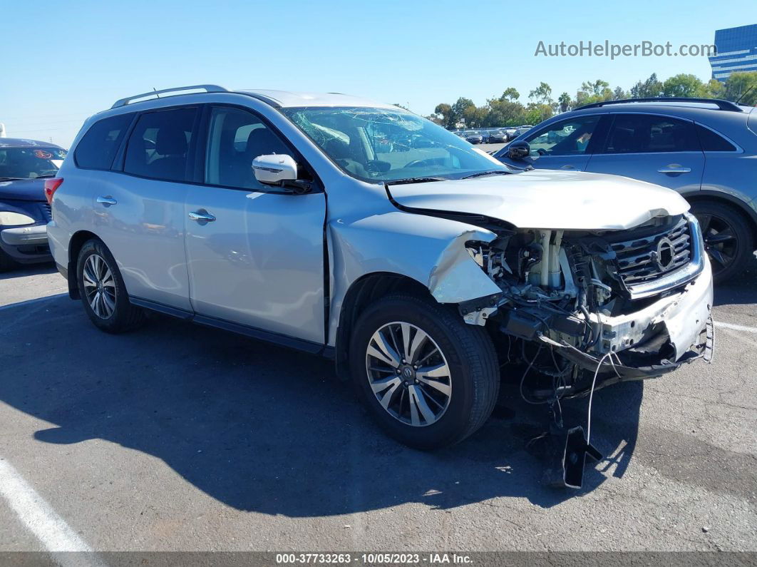 2017 Nissan Pathfinder Sv Silver vin: 5N1DR2MN2HC651774