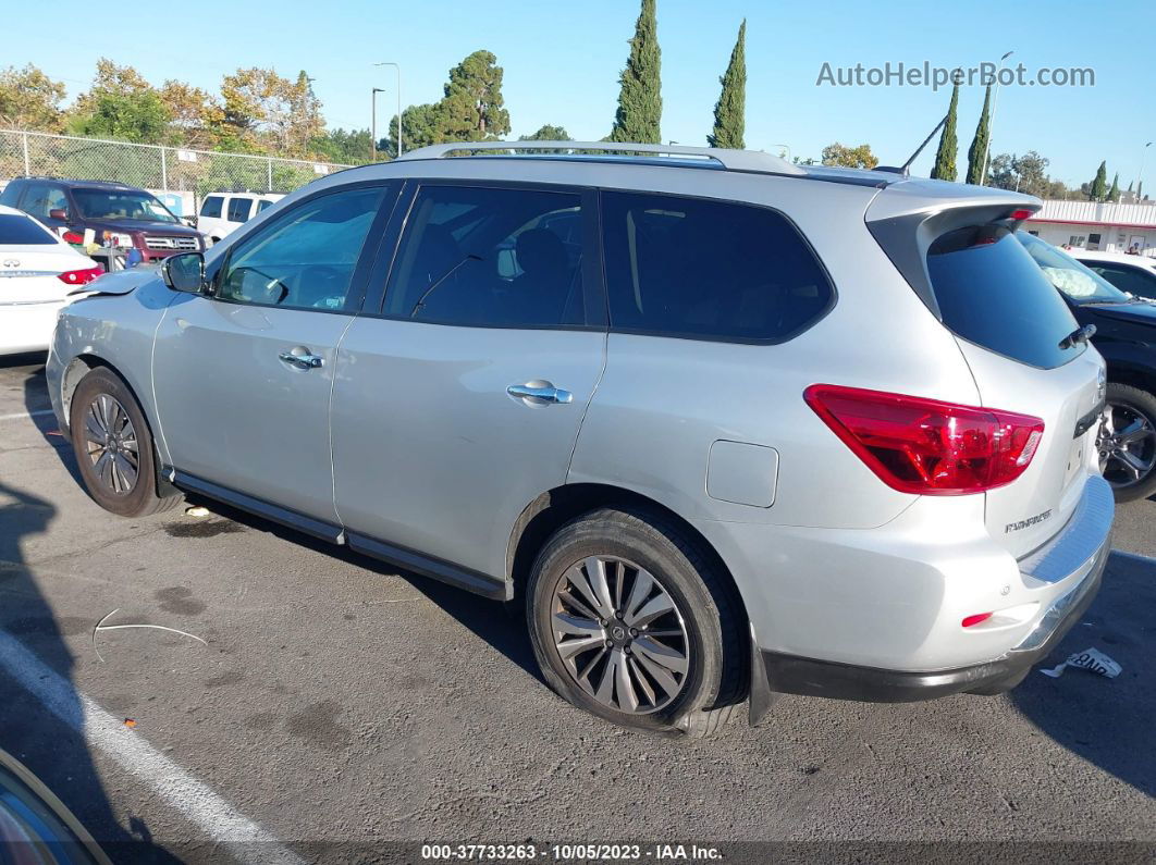 2017 Nissan Pathfinder Sv Silver vin: 5N1DR2MN2HC651774