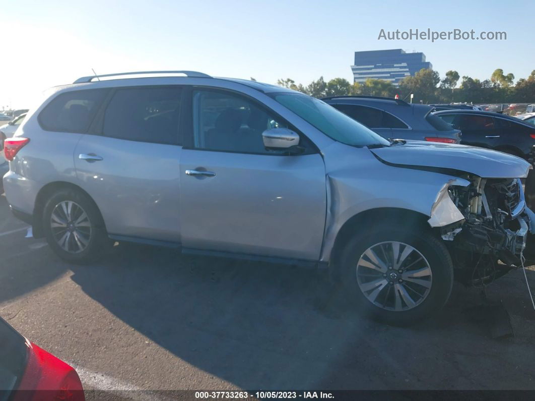 2017 Nissan Pathfinder Sv Silver vin: 5N1DR2MN2HC651774