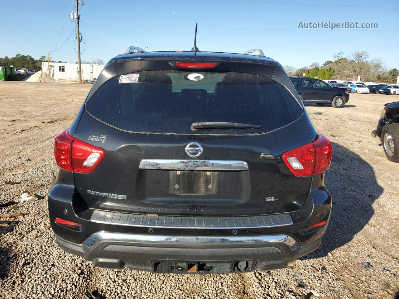 2017 Nissan Pathfinder S Black vin: 5N1DR2MN2HC668929