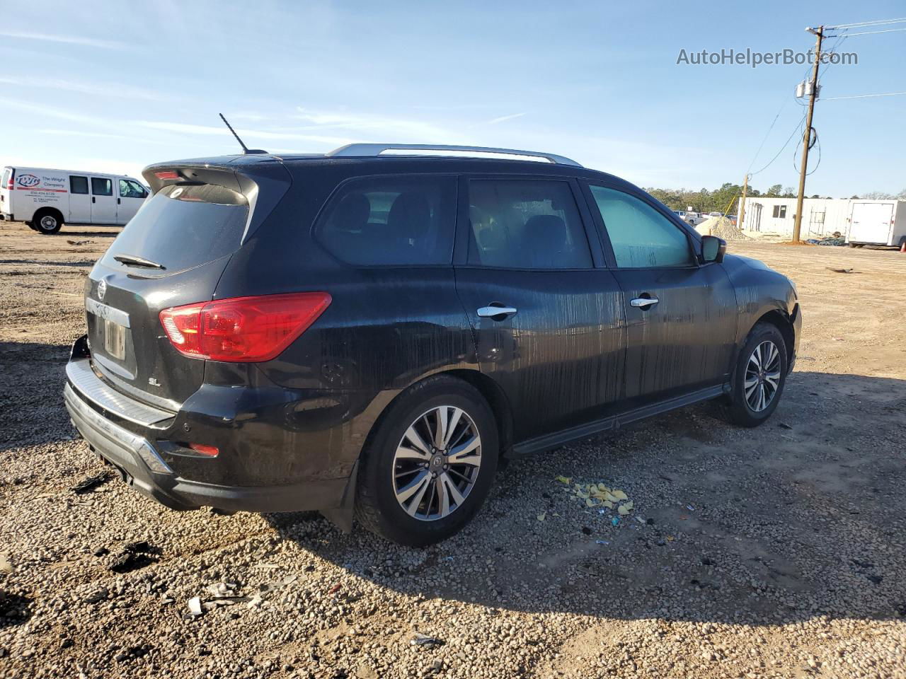 2017 Nissan Pathfinder S Black vin: 5N1DR2MN2HC668929