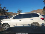 2017 Nissan Pathfinder Sl White vin: 5N1DR2MN2HC670647