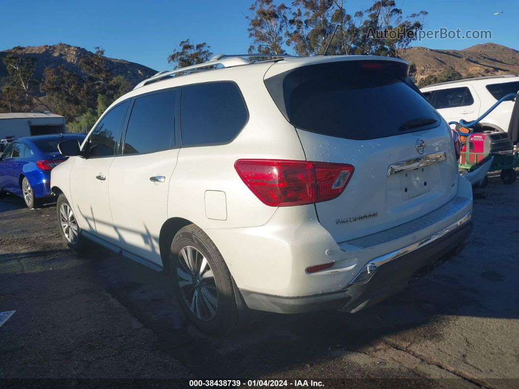 2017 Nissan Pathfinder Sl White vin: 5N1DR2MN2HC670647