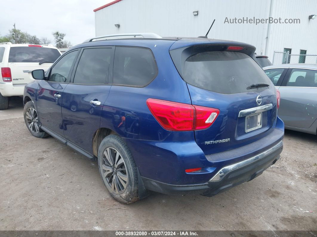 2017 Nissan Pathfinder S Blue vin: 5N1DR2MN3HC684525