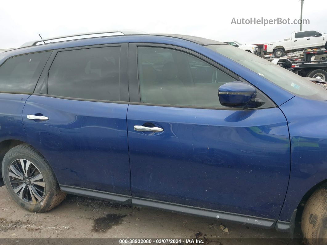 2017 Nissan Pathfinder S Blue vin: 5N1DR2MN3HC684525