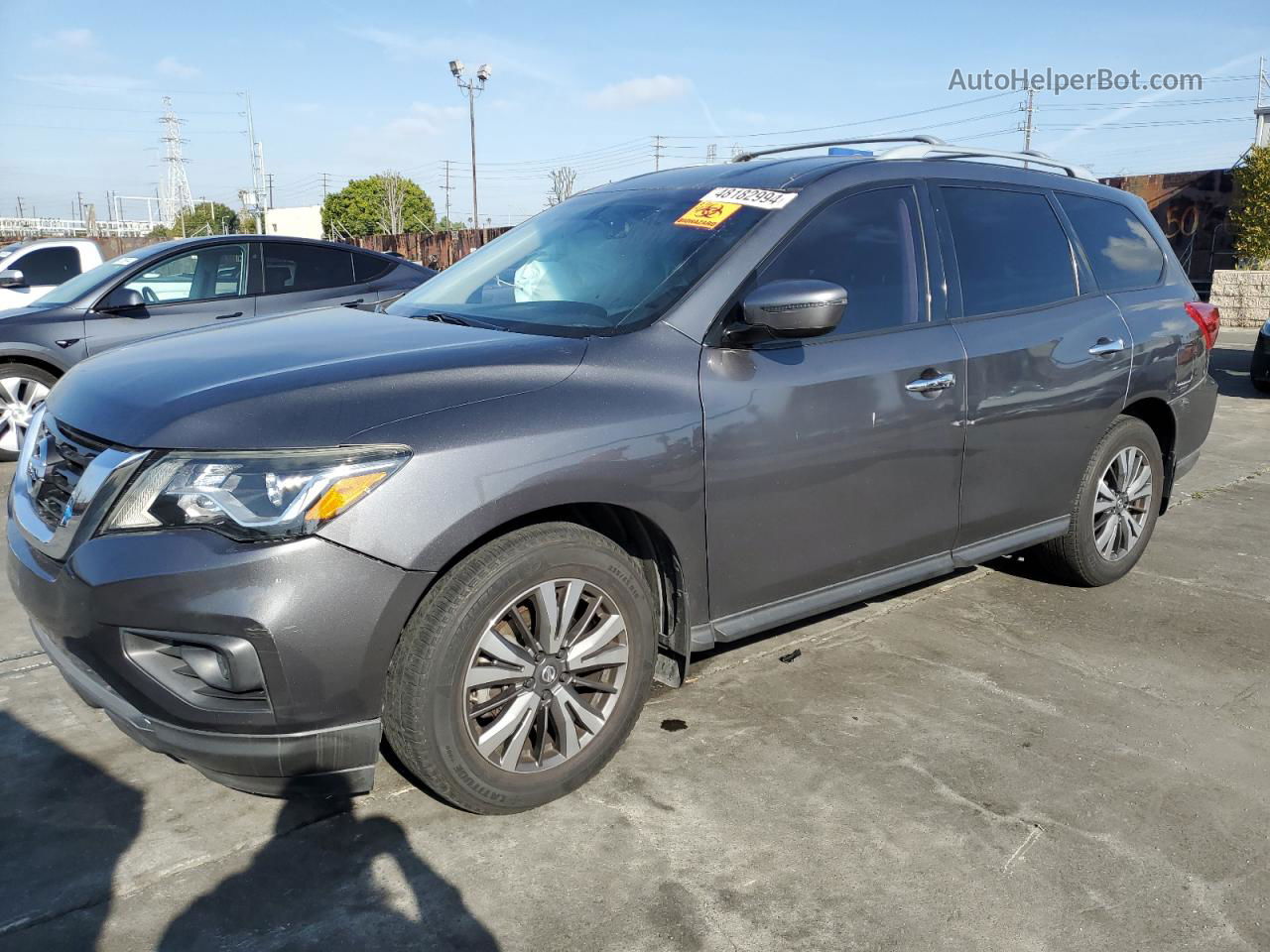 2017 Nissan Pathfinder S Gray vin: 5N1DR2MN4HC621286