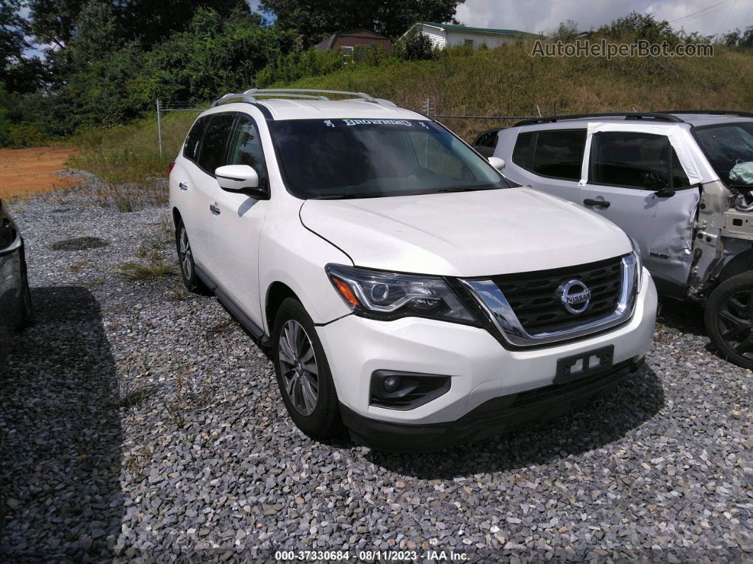 2017 Nissan Pathfinder Sv White vin: 5N1DR2MN4HC627010