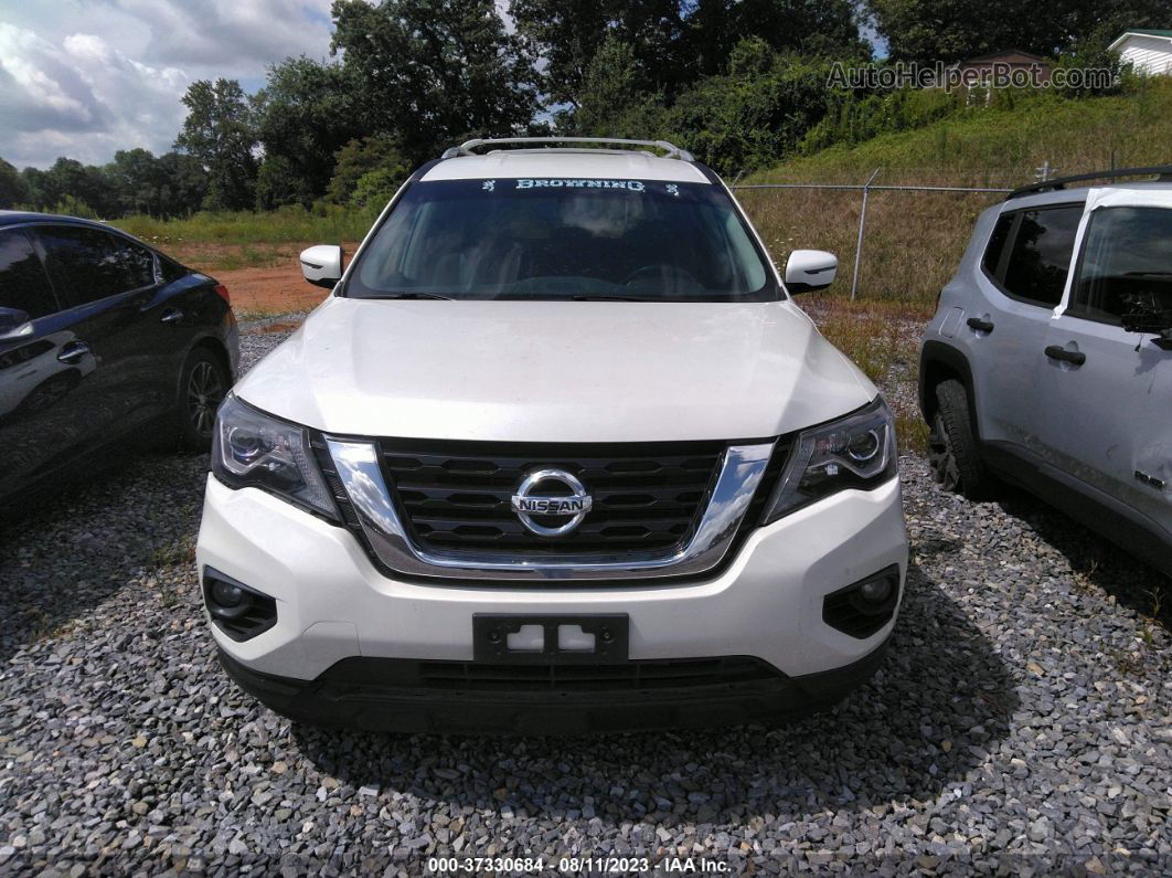 2017 Nissan Pathfinder Sv White vin: 5N1DR2MN4HC627010