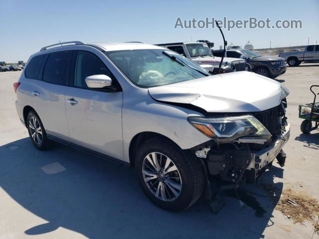 2017 Nissan Pathfinder S Silver vin: 5N1DR2MN4HC696182