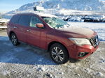 2017 Nissan Pathfinder S Red vin: 5N1DR2MN5HC619241