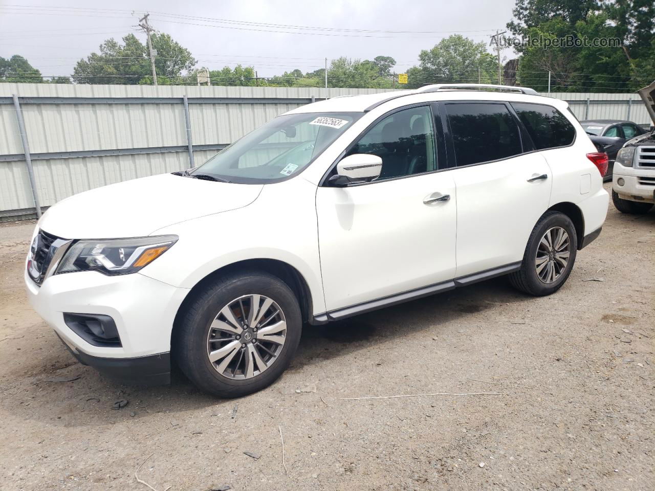 2017 Nissan Pathfinder S White vin: 5N1DR2MN5HC624763