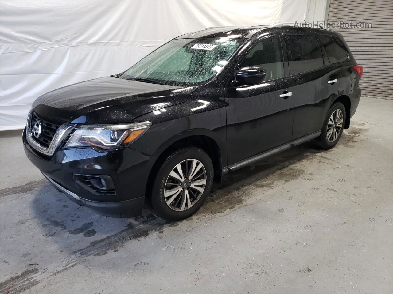 2017 Nissan Pathfinder S Black vin: 5N1DR2MN5HC659514