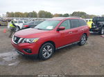 2017 Nissan Pathfinder Sv Red vin: 5N1DR2MN6HC606921