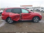 2017 Nissan Pathfinder Sv Red vin: 5N1DR2MN6HC606921