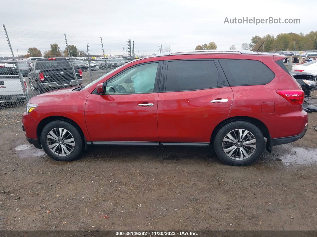 2017 Nissan Pathfinder Sv Red vin: 5N1DR2MN6HC606921