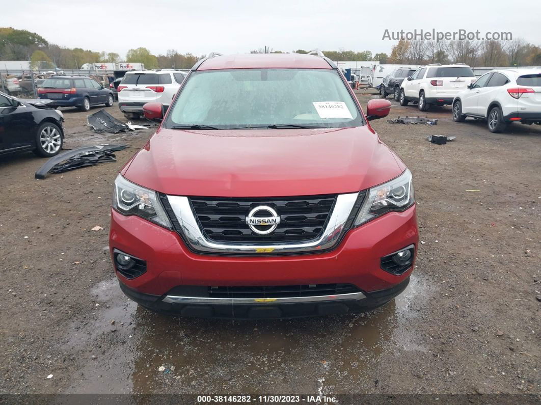 2017 Nissan Pathfinder Sv Red vin: 5N1DR2MN6HC606921