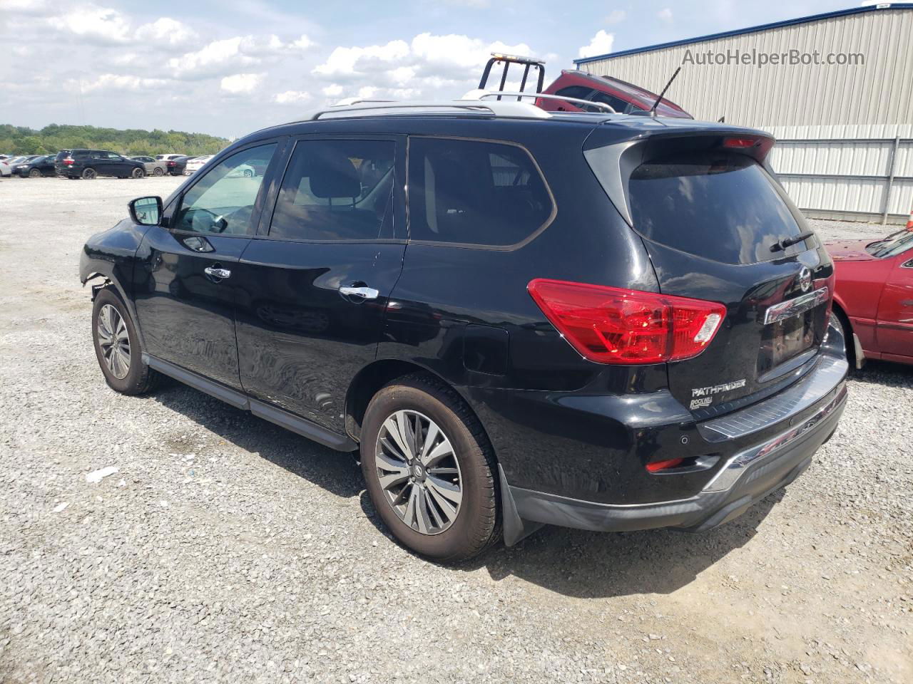 2017 Nissan Pathfinder S Black vin: 5N1DR2MN6HC630183