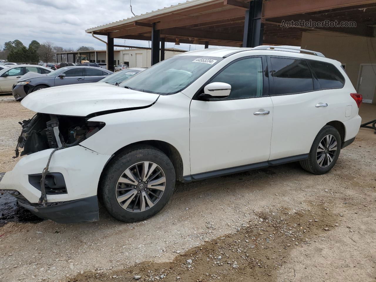 2017 Nissan Pathfinder S White vin: 5N1DR2MN6HC646500